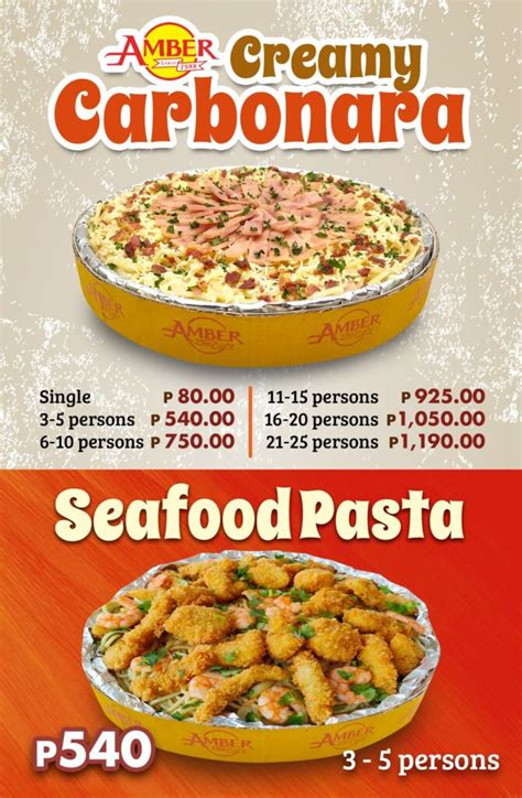 Amber Menu Philippines: Locations, Prices, Delivery & Best Sellers.